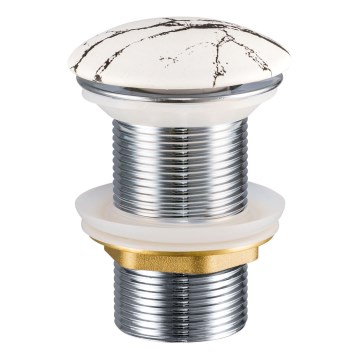 COMAD CLICK-CLACK T201M-W17-3 - Valamu äravoolupesa CLICK-CLACK d. 7 cm matt valge