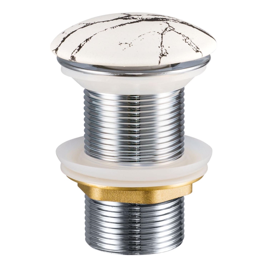 COMAD CLICK-CLACK T201M-W17-3 - Valamu äravoolupesa CLICK-CLACK d. 7 cm matt valge