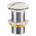COMAD CLICK-CLACK T201M-W3-3 - Valamu äravoolupesa CLICK-CLACK d. 7 cm matt valge