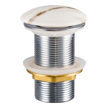 COMAD CLICK-CLACK T201M-W3-3 - Valamu äravoolupesa CLICK-CLACK d. 7 cm matt valge
