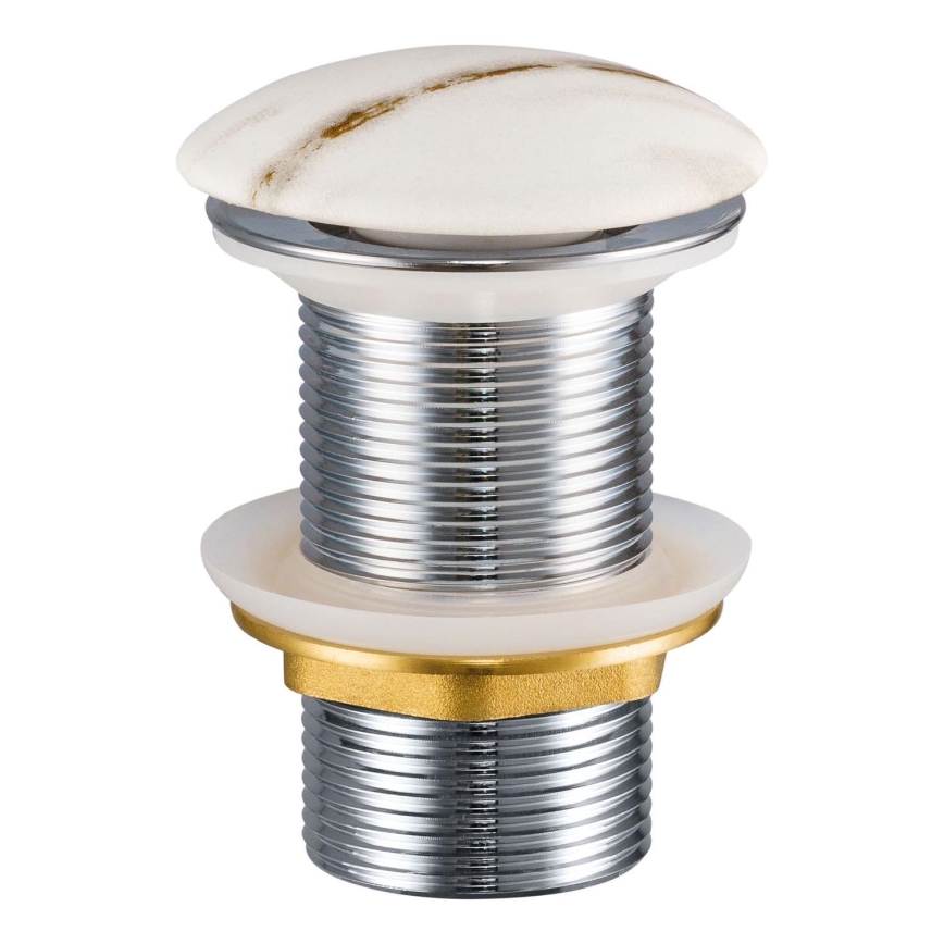 COMAD CLICK-CLACK T201M-W3-3 - Valamu äravoolupesa CLICK-CLACK d. 7 cm matt valge