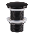 COMAD CLICK-CLACK T201MBG-3 - Valamu äravoolupesa CLICK-CLACK d. 7 cm matt must