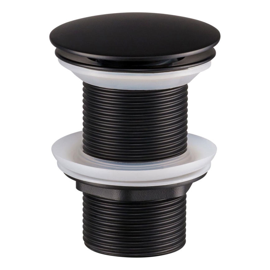 COMAD CLICK-CLACK T201MBG-3 - Valamu äravoolupesa CLICK-CLACK d. 7 cm matt must