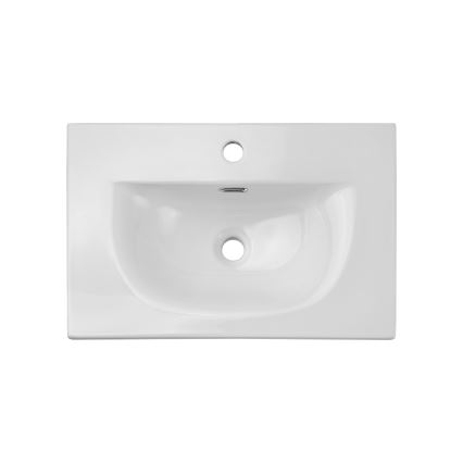 COMAD SKY 3 60CM ( E-8099-3-60 ) - Süvistatav valamu SKY 61x40 cm keraamika/läikiv valge
