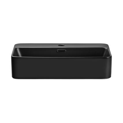 COMAD TRUST 2 BLACK ( E-6282 ) - Lauaplaadi kraanikauss TRUST 55x38 cm keraamika/matt must