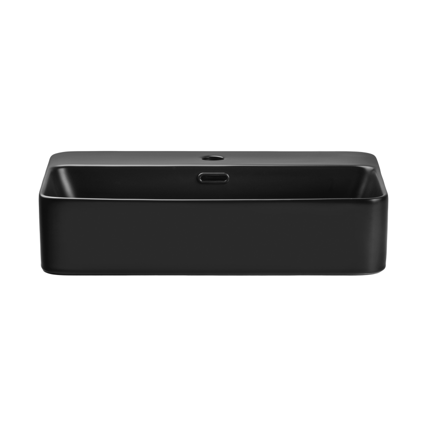 COMAD TRUST 2 BLACK ( E-6282 ) - Lauaplaadi kraanikauss TRUST 55x38 cm keraamika/matt must