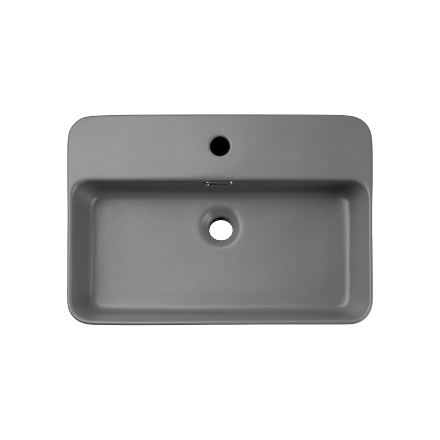 COMAD TRUST 2 MATT LIGHT GREY (E-6282) - TRUST 55x38 cm lauaplaatvalamu keraamika/matt hall