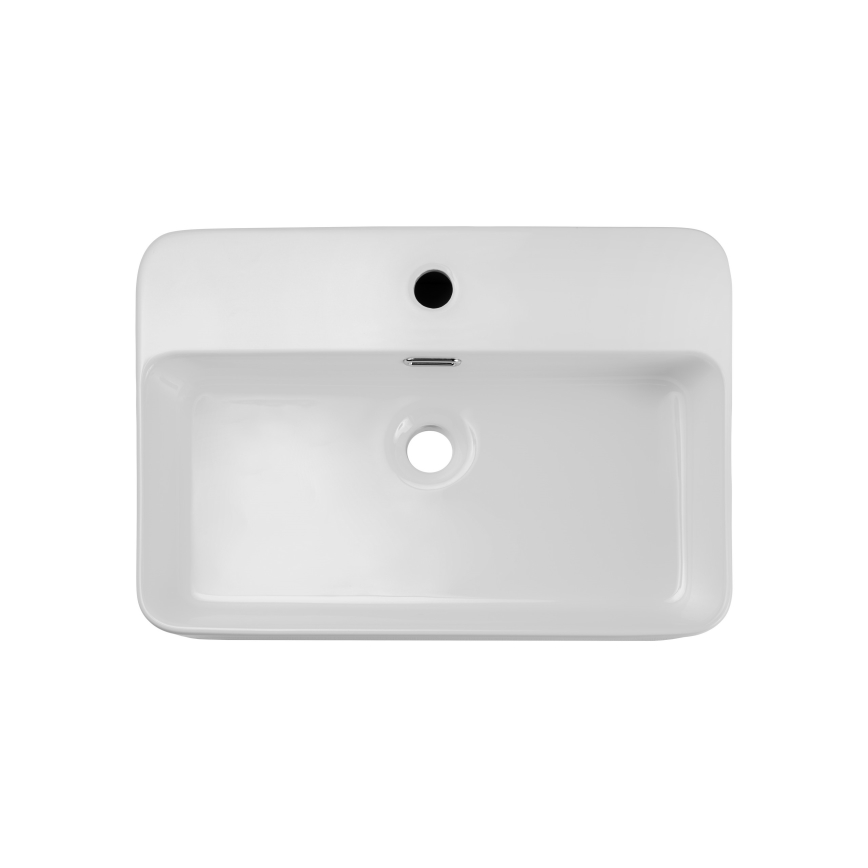 COMAD TRUST 2 WHITE (E-6282) - TRUST 55x38 cm valamuplaadile, keraamika/helevalge läikiv