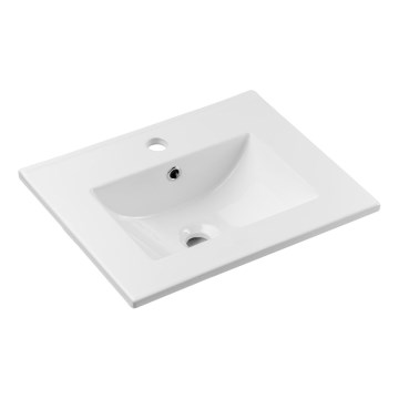 COMAD UM-2050RB DANCE 50 - Süvistatav valamu DANCE 52x40 cm keeramika/läikiv valge