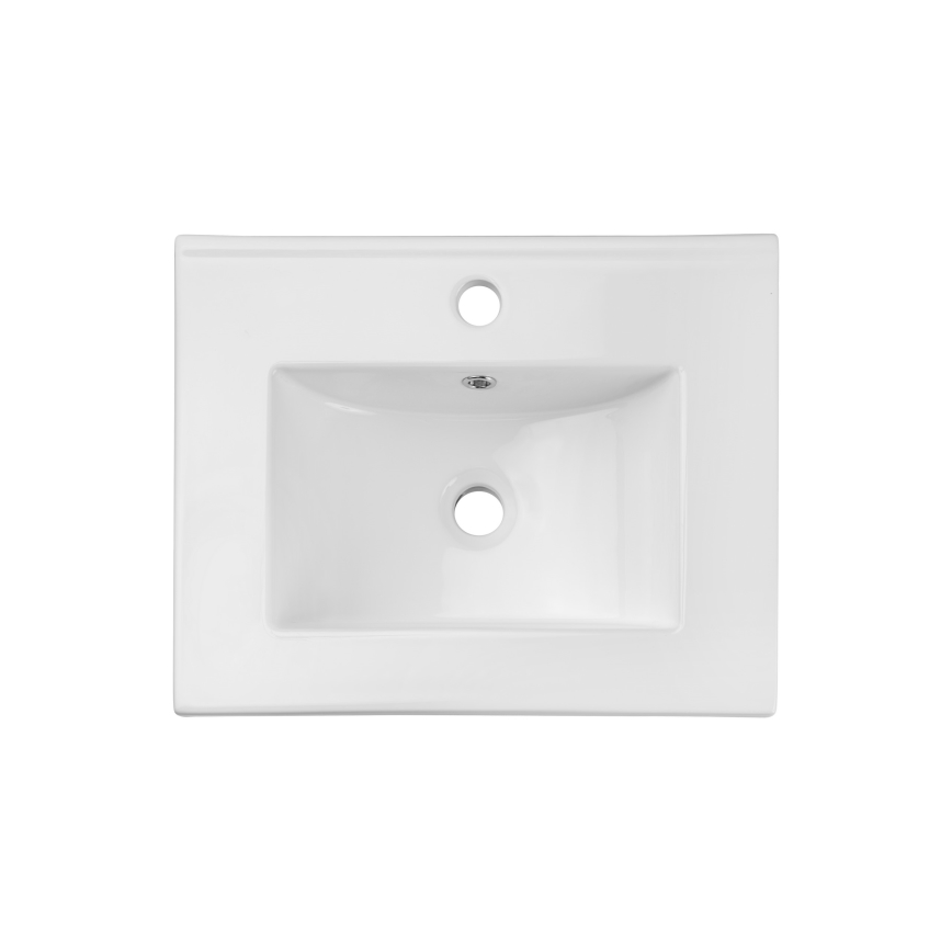 COMAD UM-2050RB DANCE 50 - Süvistatav valamu DANCE 52x40 cm keeramika/läikiv valge