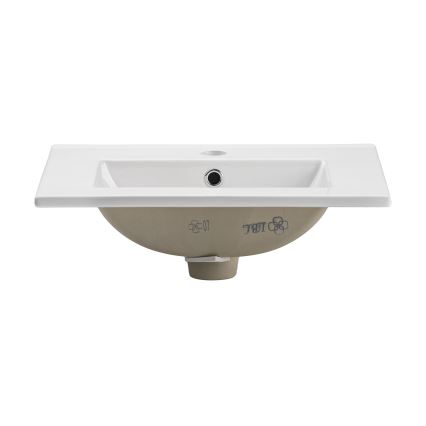 COMAD UM-2050RB DANCE 50 - Süvistatav valamu DANCE 52x40 cm keeramika/läikiv valge