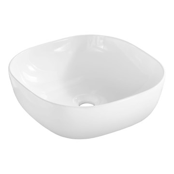 COMAD UM-6252 SMILE 40 DP - Kraanikauss töötasapinnale SMILE 41x41 cm keeramika/läikiv valge