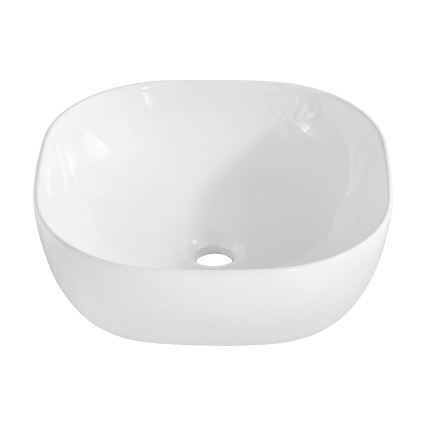 COMAD UM-6252 SMILE 40 DP - Kraanikauss töötasapinnale SMILE 41x41 cm keeramika/läikiv valge