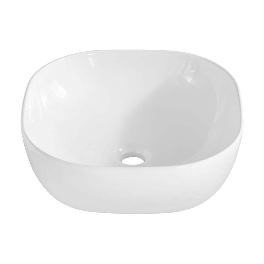 COMAD UM-6252 SMILE 40 DP - Valamuplaadile SMILE 41x41 cm keraamika/helevalge läikiv