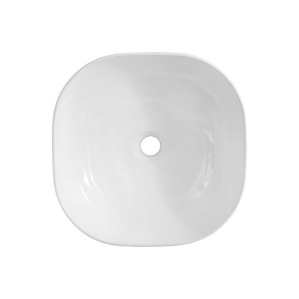 COMAD UM-6252 SMILE 40 DP - Valamuplaadile SMILE 41x41 cm keraamika/helevalge läikiv