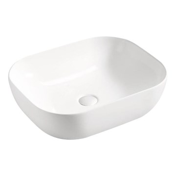 COMAD UM-6254 SMILE 50 DP - Kraanikauss töötasapinnale SMILE 50x40 cm keeramika/läikiv valge