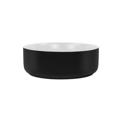 COMAD UM-6259 SIMPLE 8. - Kraanikauss töötasapinnale SIMPLE d. 36 cm keeramika/matt valge/matt must