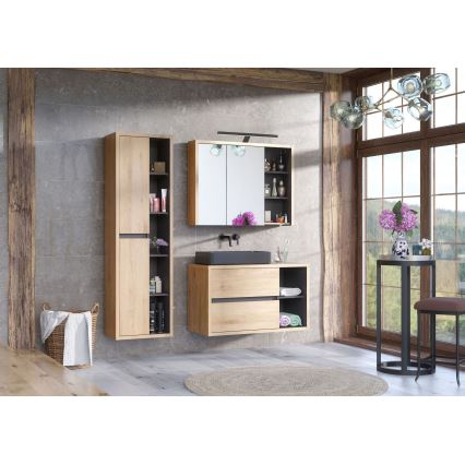 COMAD UM-6275 SLIM 60 MUST DP - Lahtine valamu SLIM 61x34 cm keraamika/matt must