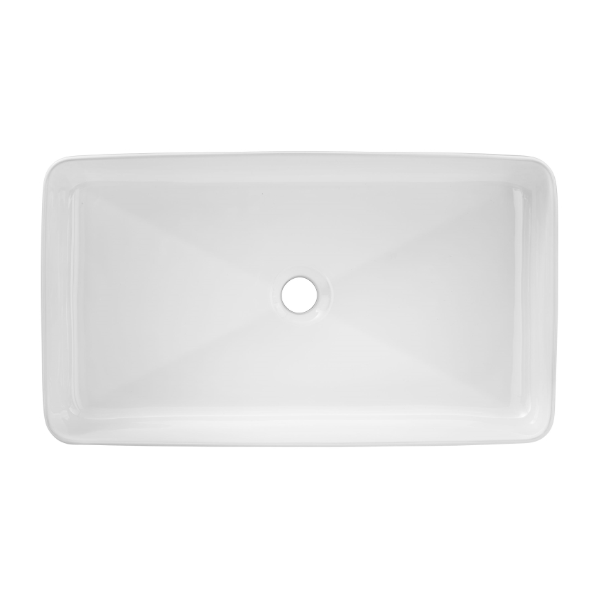 COMAD UM-6275 SLIM 60 VALGE DP - Kraanikauss töötasapinnale SLIM 61x34 cm keeramika/läikiv valge