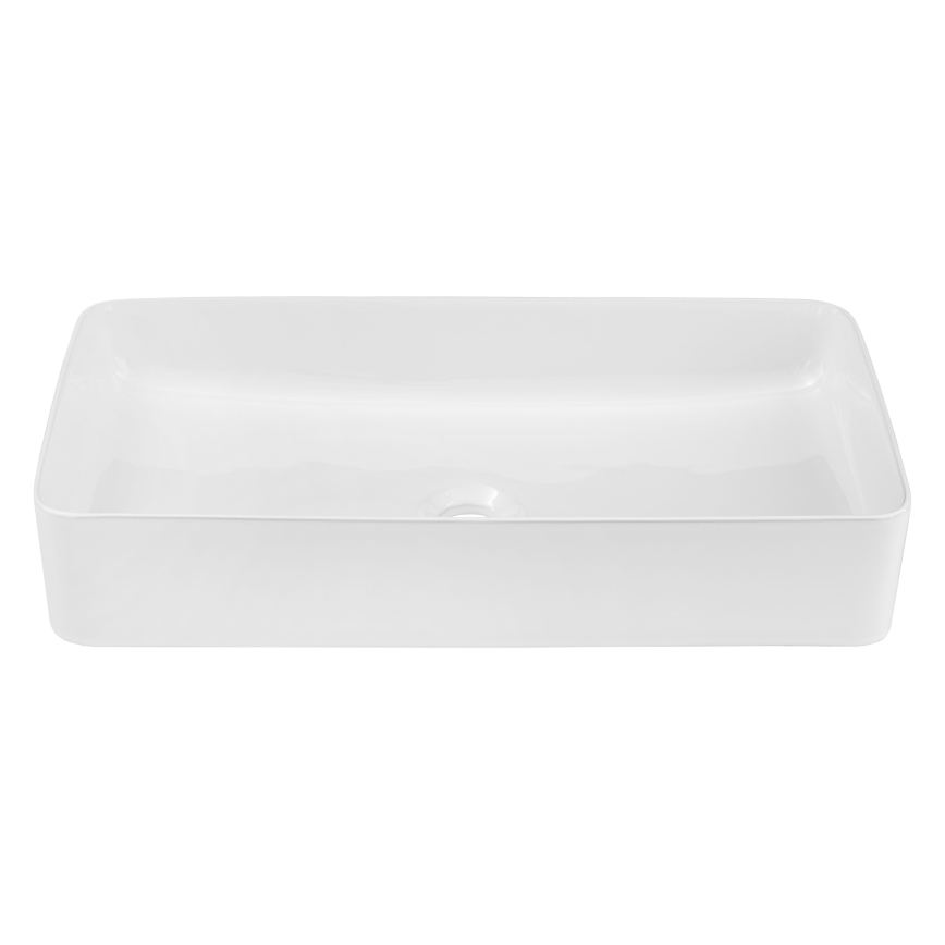 COMAD UM-6275 SLIM 60 VALGE DP - Kraanikauss töötasapinnale SLIM 61x34 cm keeramika/läikiv valge