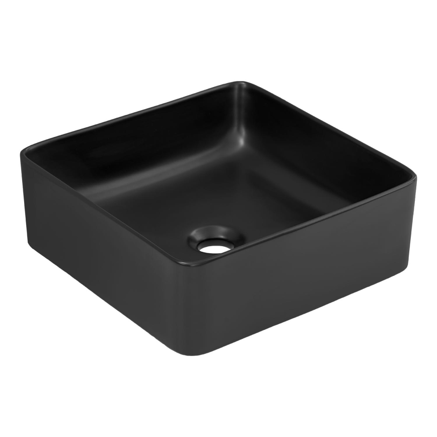 COMAD UM-6276 SLIM 40 BLACK DP - Kraanikauss töötasapinnale SLIM 37x37 cm keeramika/matt must