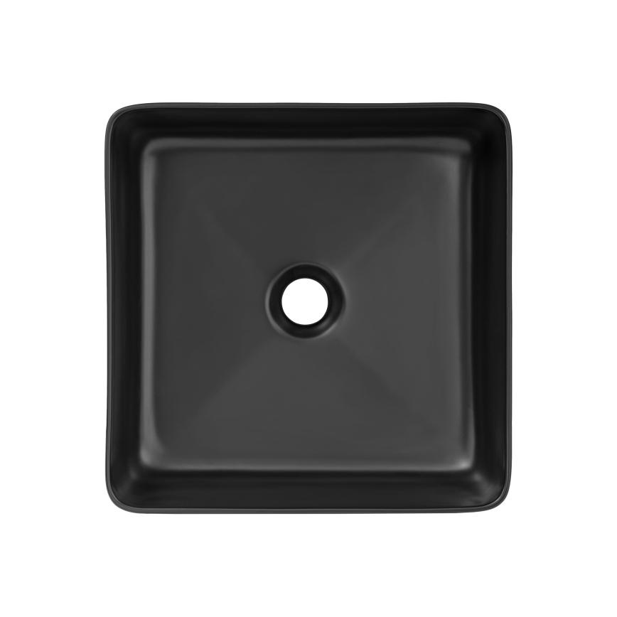 COMAD UM-6276 SLIM 40 BLACK DP - Kraanikauss töötasapinnale SLIM 37x37 cm keeramika/matt must