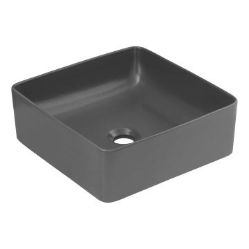 COMAD UM-6276 SLIM 40 GREY DP - Kraanikauss töötasapinnale SLIM 37x37 cm keeramika/matt hall