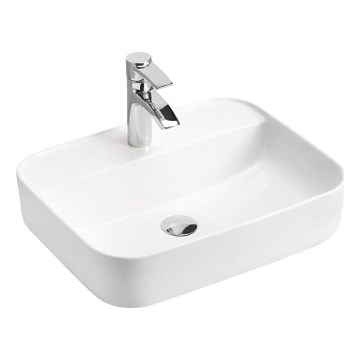 COMAD UM-6289 MAGIC 50 DP - Kraanikauss töötasapinnale MAGIC 50x40 cm keeramika/läikiv valge