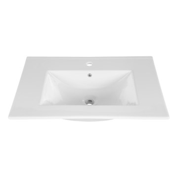 COMAD UM-CFP LAVA 50D - Süvistatav valamu LAVA 51x46 cm keeramika/läikiv valge