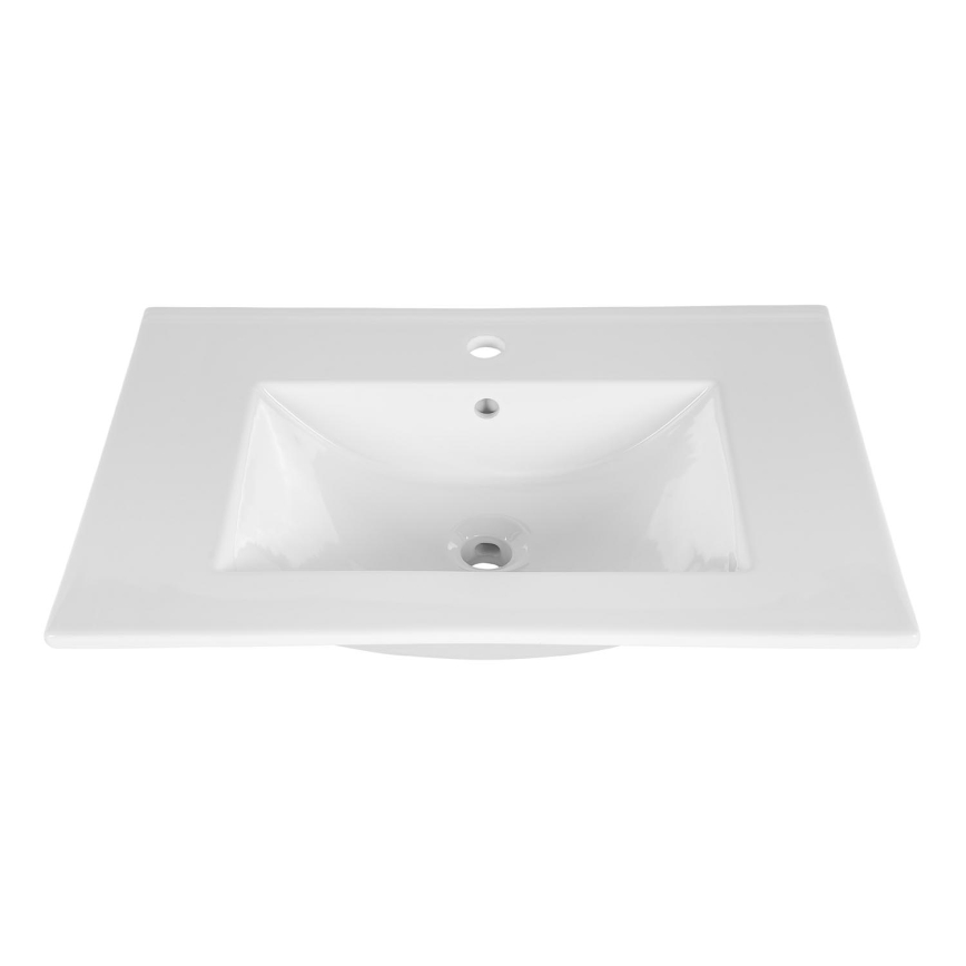 COMAD UM-CFP LAVA 50D - Süvistatav valamu LAVA 51x46 cm keeramika/läikiv valge