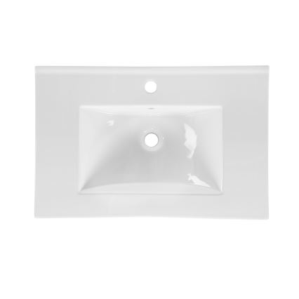 COMAD UM-CFP LAVA 50D - Süvistatav valamu LAVA 51x46 cm keeramika/läikiv valge