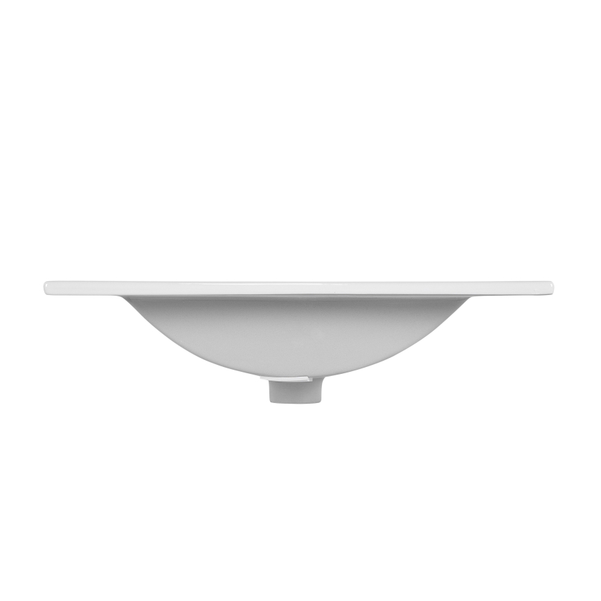 COMAD UM-CFP LAVA 50D - Süvistatav valamu LAVA 51x46 cm keeramika/läikiv valge