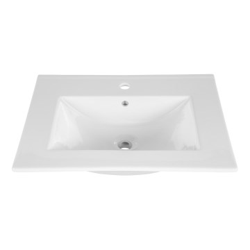 COMAD UM-CFP LAVA 60D - Süvistatav valamu LAVA 61x46 cm keeramika/läikiv valge