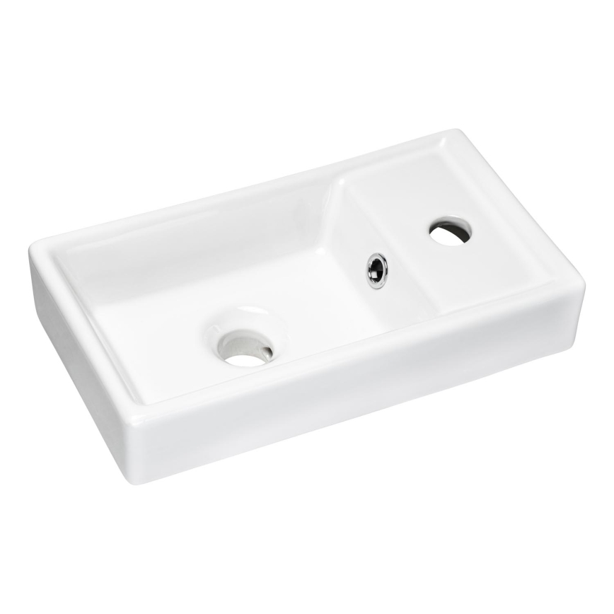 COMAD UM-VEDEA 40 - Kraanikauss töötasapinnale VEDEA 40x22 cm keeramika/läikiv valge