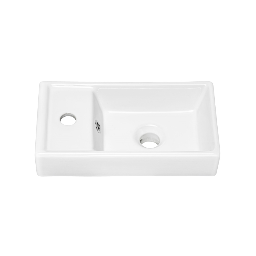 COMAD UM-VEDEA 40 - Kraanikauss töötasapinnale VEDEA 40x22 cm keeramika/läikiv valge