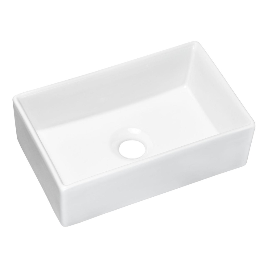 COMAD UN-GAJA35-SW 78570A(35) - Kraanikauss töötasapinnale GAJA 35x22 cm keeramika/läikiv valge