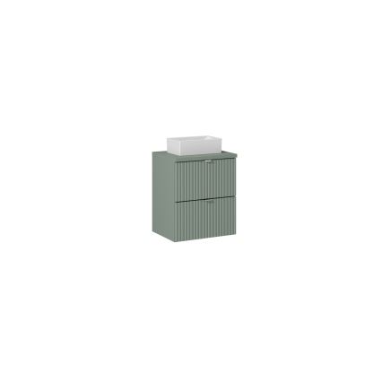 COMAD UN-GAJA35-SW 78570A(35) - Kraanikauss töötasapinnale GAJA 35x22 cm keeramika/läikiv valge