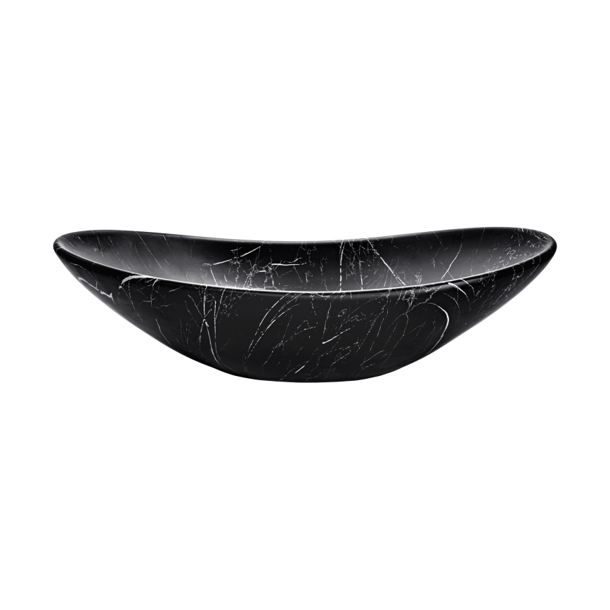 COMAD UN-LENA-MB2 - Kraanikauss töötasapinnale LENA 61,5x36 cm keeramika/matt must