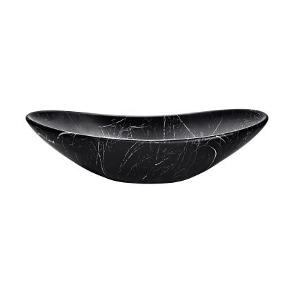 COMAD UN-LENA-MB2 - LENA 61,5x36 cm lauaplaadi valamu, keraamika/matt must