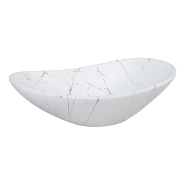 COMAD UN-LENA-MW17 - Kraanikauss töötasapinnale LENA 61,5x36 cm keeramika/matt valge