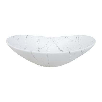 COMAD UN-LENA-MW17 - Kraanikauss töötasapinnale LENA 61,5x36 cm keeramika/matt valge