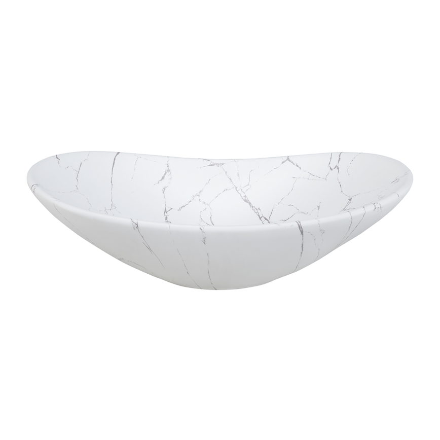 COMAD UN-LENA-MW17 - Kraanikauss töötasapinnale LENA 61,5x36 cm keeramika/matt valge