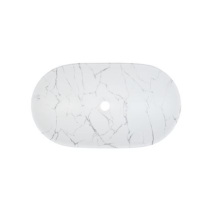 COMAD UN-LENA-MW17 - LENA lauaplaadi valam 61,5x36 cm keraamika/mattvalge
