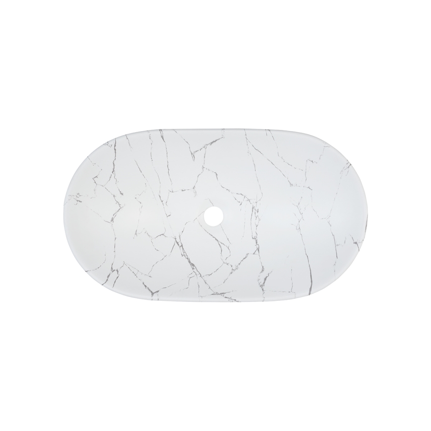 COMAD UN-LENA-MW17 - LENA lauaplaadi valam 61,5x36 cm keraamika/mattvalge