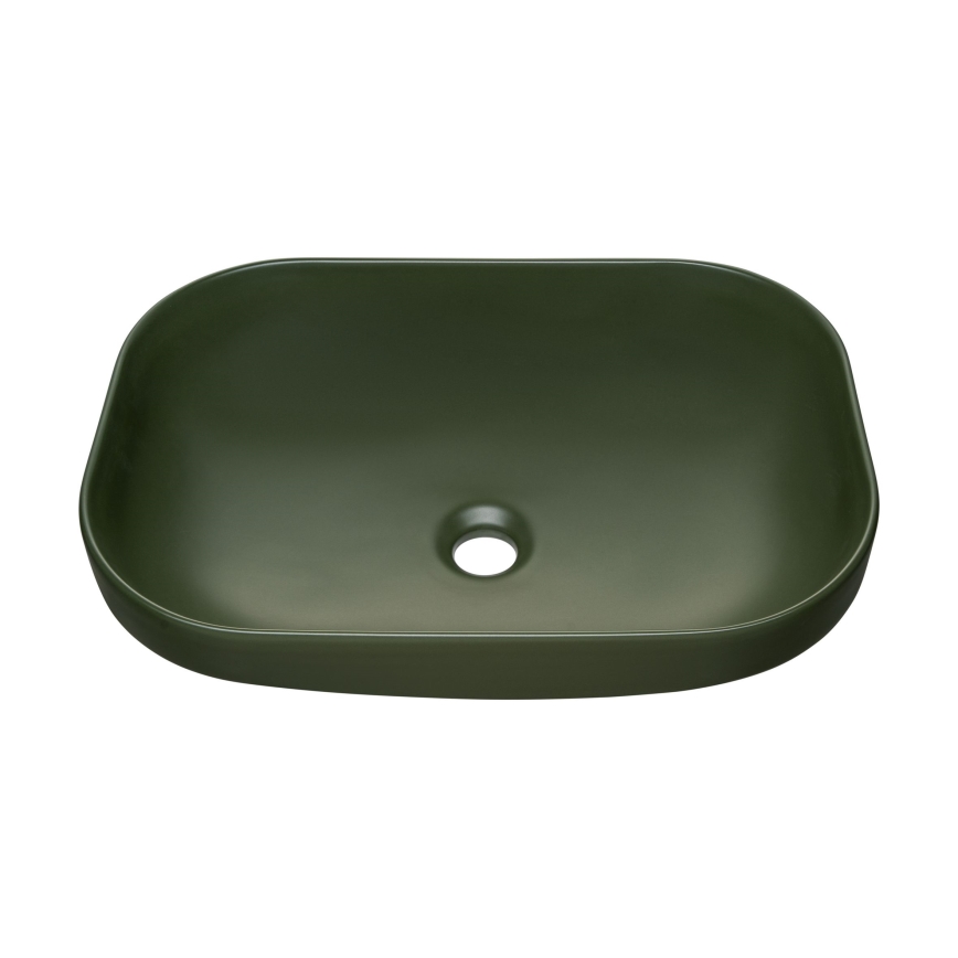 COMAD UN-NELI-MFG - NELI 50,4x35,2 cm valamuplaud plaatidele, keraamika/matt roheline