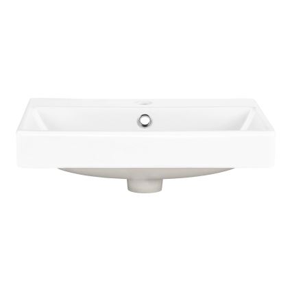 COMAD UN-RITA-GW-60 - Kraanikauss töötasapinnale RITA 60x40 cm keeramika/läikiv valge