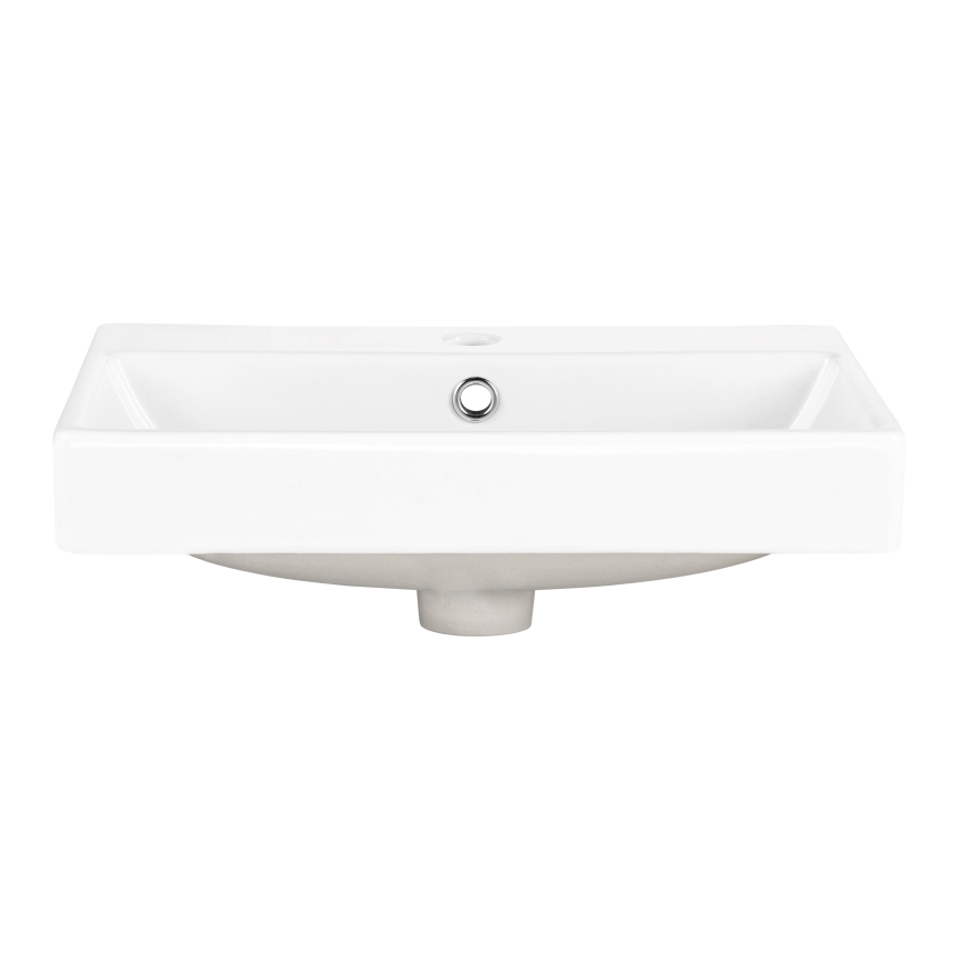 COMAD UN-RITA-GW-60 - Kraanikauss töötasapinnale RITA 60x40 cm keeramika/läikiv valge