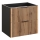 COMAD XILO BLACK WOTAN 82-60-D-2S - Vannitoa kapp valamu alla XILO 57x60,2 cm must/Wotan tamm