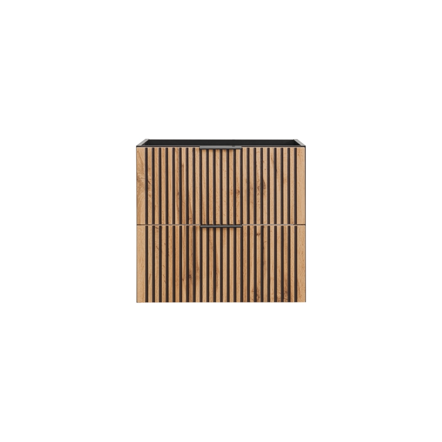 COMAD XILO BLACK WOTAN 82-60-D-2S-Vannitoakapp valamu alla XILO must/tamm