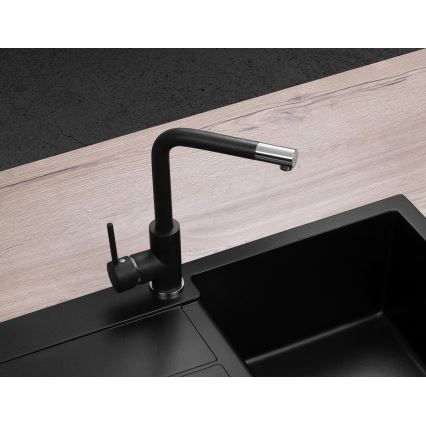 Concept BDG4327BC - Valamusegisti 27,3 cm graniit/must